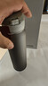 京東京造 保溫杯 純鈦彈蓋隨行【內外純鈦】男女士水杯子 灰色 500ml 曬單實(shí)拍圖