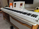 特倫斯（Terence）電鋼琴88鍵折疊電子鋼琴兒童初學(xué)者考級成人家用鋼琴V50便攜鋼琴 時(shí)尚白 官方標配 曬單實(shí)拍圖