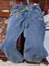 大嘴猴（paul frank）牛仔褲男士冬季美式寬松褲子男褲高街休閑褲男潮 復古藍色 L 曬單實(shí)拍圖