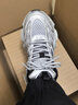 MLB官方汪蘇瀧同款跑鞋 26年新款潮流運動(dòng)鞋復古老爹鞋禮物3ASHWC46N 紐約洋基隊/銀色 36.5 (230mm) 曬單實(shí)拍圖