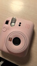 富士（FUJIFILM）instax  mini12 一次成像 立拍立得相機 mini12 淺櫻粉 套餐二（官方標配+白邊相紙20張） 曬單實(shí)拍圖