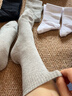 夢(mèng)特嬌襪子男士秋冬季100%純棉中筒襪10A抗菌防臭耐磨休閑商務(wù)運動(dòng)棉襪 曬單實(shí)拍圖