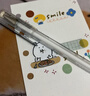 派通（Pentel ）K108手帳彩色啫喱筆 0.8mm高光金屬色走珠筆賀卡筆繪畫(huà)珠光筆 白色單支裝 曬單實(shí)拍圖