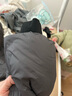 香影【鵝絨服】黑色中長(cháng)款羽絨服女2025冬季新款修身收腰保暖外套 深灰 S 155/80A/85-95斤 曬單實(shí)拍圖