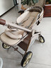 InnoTruth嬰諾繆斯嬰兒車(chē)推車(chē)0-3歲用可坐可躺輕便可折疊推車(chē)遛娃神器安全 繆斯-可可棕【懸浮護脊+大輪強減震】 曬單實(shí)拍圖