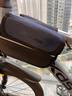 喜德盛（xds）自行車(chē)包雙鞍包公路山地車(chē)上管包防水多功能梁包車(chē)前包騎行裝備 黑藍色 曬單實(shí)拍圖