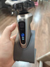 米家電動(dòng)剃須刀pro銀色小米刮胡刀旋轉式三刀頭超長(cháng)續航全身水洗智能感應送男友男生年貨情人節禮物 曬單實(shí)拍圖