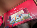 輝柏嘉（Faber-castell）水溶性彩鉛筆彩色鉛筆72色+16K細紋230g20頁(yè)繪畫(huà)本繪畫(huà)筆套裝115973紅鐵盒裝美術(shù)寫(xiě)生 曬單實(shí)拍圖