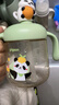 貝親兒童牛奶杯1-3歲寶寶喝水喝奶PPSU直飲奶瓶雙吸管水杯 綠色330mL 曬單實(shí)拍圖
