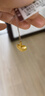 六福珠寶足金絲綢金愛(ài)心黃金吊墜掛墜不含項鏈 計價(jià) GJGTBP0001 1.90克(含工費378元) 曬單實(shí)拍圖