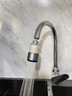 MUGE廚房水龍頭過(guò)濾器嘴自來(lái)水家用防濺萬(wàn)能延伸濾水器通用凈水器神器 絲綢銀兩檔防濺過(guò)濾【送5個(gè)過(guò)濾芯】通用安裝-專(zhuān)業(yè)過(guò)濾 曬單實(shí)拍圖