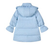 迪士尼（Disney）冰雪奇緣女童羽絨服冬季加絨加厚新國標90白鴨絨羽絨長(cháng)外套 貝爾湖畔藍 90白鴨絨 均碼 150cm 充絨量約158g 曬單實(shí)拍圖