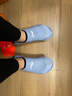 李寧（LI-NING）浮潛鞋潛水沙灘鞋水樂(lè )園男女防滑游泳鞋9213灰藍（37-38碼） 曬單實(shí)拍圖