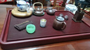 錦格德國電木茶盤(pán)家用高密度德料32支電膠木泡茶臺高檔茶具干泡茶托盤(pán) 德國電木紫檀料長(cháng)80寬50高5cm 曬單實(shí)拍圖