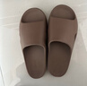樸西荔木涼拖鞋浴室情侶款居家洗澡防滑eva四季拖鞋男 栗子棕 42-43 曬單實(shí)拍圖