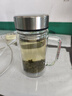 富光雙層玻璃杯支持團購定制泡茶杯辦公杯帶把 大容量男女水杯子580ML 曬單實(shí)拍圖