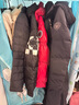 坦博爾【爆款】長(cháng)款羽絨服女過(guò)膝可脫卸帽冬天保暖加厚外套TBF550836T 黑色 S (160) 曬單實(shí)拍圖
