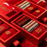 安踏好事發(fā)生長(cháng)襪三雙裝新年禮物本命年馬年紅色襪子精梳棉運動(dòng)襪男女 曬單實(shí)拍圖