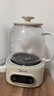 美的（Midea）花漾0膠水全玻璃全自動(dòng)養生壺 辦公室多功能煮茶壺 燒水壺恒溫電熱水壺煮茶器花茶壺1L YS10B101 曬單實(shí)拍圖