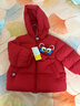 巴拉巴拉童裝兒童羽絨服男童女童2025新款春裝拜年服紅色國風(fēng)寶寶外套加厚 曬單實(shí)拍圖