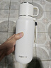恩爾美（nRMEi）保溫杯大容量男女士款茶水分離316不銹鋼高顏值便攜泡茶水壺杯子 【316+茶水分離】白色800ml 曬單實(shí)拍圖