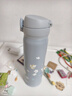 膳魔師（THERMOS）保溫杯316鋼500ml男女士?jì)和漳陼?huì )新年禮物JNL-500S梔子花 曬單實(shí)拍圖