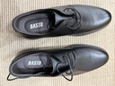百思圖【頭層牛皮】冬加絨男士皮鞋英倫風(fēng)商務(wù)正裝鞋新郎結婚鞋25002AM5 黑色（經(jīng)典款） 41 曬單實(shí)拍圖