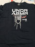 安德瑪（Under Armour）童裝短袖T恤男大童籃球T恤夏款圓領(lǐng)透氣寬松休閑運動(dòng)上衣 黑色 160 【尺碼偏小，按正常拍大一碼】 曬單實(shí)拍圖