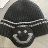愛(ài)寶適兒童帽子秋冬毛線(xiàn)護耳帽圍巾套裝男女童針織帽兩件套黑色笑臉T226 曬單實(shí)拍圖