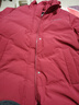 波司登（BOSIDENG）25新款冬季羽絨服女款短款連帽90絨新年紅騏驥紅外套B250245128 【新年紅】醇酒紅1856-送長(cháng)輩 -趨勢推薦 M 165/88A 體重約110-120斤 曬單實(shí)拍圖