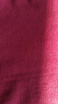 皮爾卡丹（pierre cardin）無縫針織衫基礎(chǔ)款打底衫羊I絨毛衣女秋冬半高領(lǐng)修身內(nèi)搭上衣 安克拉紅 M 曬單實拍圖