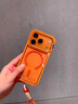 路杰森適用蘋(píng)果17ProMax手機殼iPhone16pro隱形支架15promax新款12透明14plus磁吸保護套13自帶鏡頭膜air 【星宇橙+掛繩】送鏡頭膜丨鏡頭支架丨磁吸充電 iPhone 1 曬單實(shí)拍圖