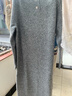 茵曼格雷系高領(lǐng)針織連衣裙2025冬女裝新款慵懶風(fēng)長(cháng)款裙子 深灰色 S 曬單實(shí)拍圖