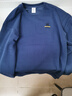 NVWNK新疆棉100%純棉長(cháng)袖t恤男春秋新款寬松休閑圓領(lǐng)衛衣男薄打底衫潮 248-灰藍 L 建議120-140斤 曬單實(shí)拍圖