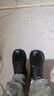 冬季加絨加厚保暖中老年爸爸棉鞋輕便行走男休閑老人鞋開(kāi)車(chē)鞋 H9黑色 43 曬單實(shí)拍圖