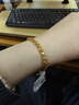 周六福足金999鳳尾鏈黃金手鏈女生日禮物計價(jià)AA071303 約4.87g 16+2cm 曬單實(shí)拍圖