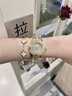 KAHOZYAU瑞士高檔玫瑰金鑲鉆手表2026新款輕奢復古滿(mǎn)天星時(shí)尚防水簡(jiǎn)約機械 金色+蝴蝶手鏈 曬單實(shí)拍圖