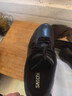 沙馳（SATCHI）男鞋2025新款休閑皮鞋運動(dòng)時(shí)尚百搭牛皮舒適Vibram大底耐磨防滑 黑色 40 歐碼偏大一碼 曬單實(shí)拍圖