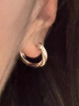 芯奢莫比烏斯無(wú)耳洞耳夾男耳骨夾耳環(huán)女高級設計感潮嘻哈簡(jiǎn)約百搭情侶 單只 無(wú)耳洞耳夾 曬單實(shí)拍圖
