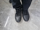 安踏元年2高幫板鞋棉鞋男鞋冬季保暖加厚加絨皮面休閑運動(dòng)鞋子男 曬單實(shí)拍圖