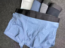 京東京造10A抑菌男式內褲男純棉平角內褲大碼男生四角短褲衩4條XL 曬單實(shí)拍圖