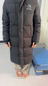 鴨鴨王一博同款冰殼系列3.0pro羽絨服男女長(cháng)款過(guò)膝25冬季新款極寒外套 青光黑 S (建議90-115斤) 曬單實(shí)拍圖