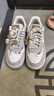 耐克NIKE女空軍一號AF1 新年禮物 運動(dòng)鞋IB8874-111粉白37.5 曬單實(shí)拍圖