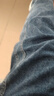 真維斯（Jeanswest）牛仔褲男秋冬新款直筒寬松彈力舒適高端男褲中青年休閑長(cháng)褲子男 602藍色 34 碼(2尺7) 曬單實(shí)拍圖