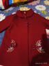 媽媽秋裝毛呢外套時(shí)尚新款洋氣時(shí)尚50歲中老年女秋冬季呢子上衣服 紅色 歌力雅&773-1 XL 建議90-115斤 曬單實(shí)拍圖