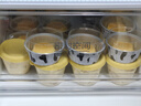合慶高硼硅玻璃布丁杯布丁碗帶蓋酸奶瓶子果凍慕斯杯家用烘焙布丁模具 帶蓋黃色6個(gè)裝【高硼硅玻璃】 曬單實(shí)拍圖