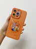素洛適用蘋(píng)果17promax手機殼橙色瘋狂動(dòng)物城朱迪尼克iPhone16pro卡通可愛(ài)情侶15帶斜跨繩支架14保護套 【星宇橙】硅膠軟殼 鏡頭保護 iPhone 15 Pro Max 曬單實(shí)拍圖