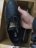 海瀾之家（HLA）男鞋秋冬休閑皮鞋男士復古工裝鞋子男款HAAGZM1EBB033 黑色43 曬單實(shí)拍圖