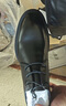 海瀾之家（HLA）男鞋秋冬真皮商務(wù)正裝皮鞋男英倫風(fēng)德比鞋子新郎結婚鞋 黑色 42 曬單實(shí)拍圖