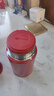 膳魔師（THERMOS）燜燒杯壺罐保溫桶飯盒720毫升帶泄氣閥TCLD-720S RD（楓葉紅） 曬單實(shí)拍圖